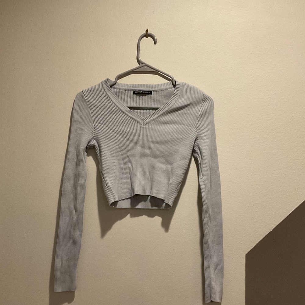 Brandy Melville Long sleeve fitted top
